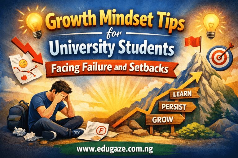 Growth Mindset Tips for University Students Facing Failure and Setbacks