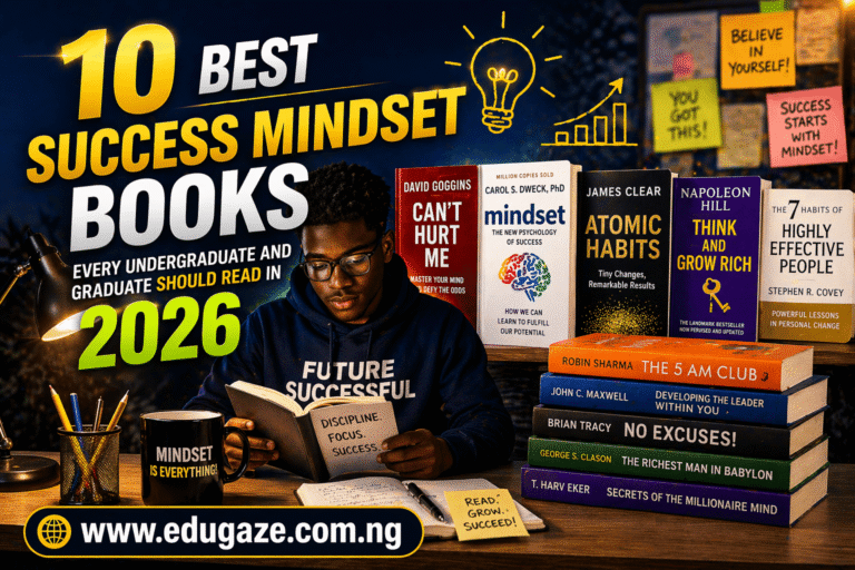 10 Best Success Mindset Books Every Undergraduate and Graduate Should Read in 2026