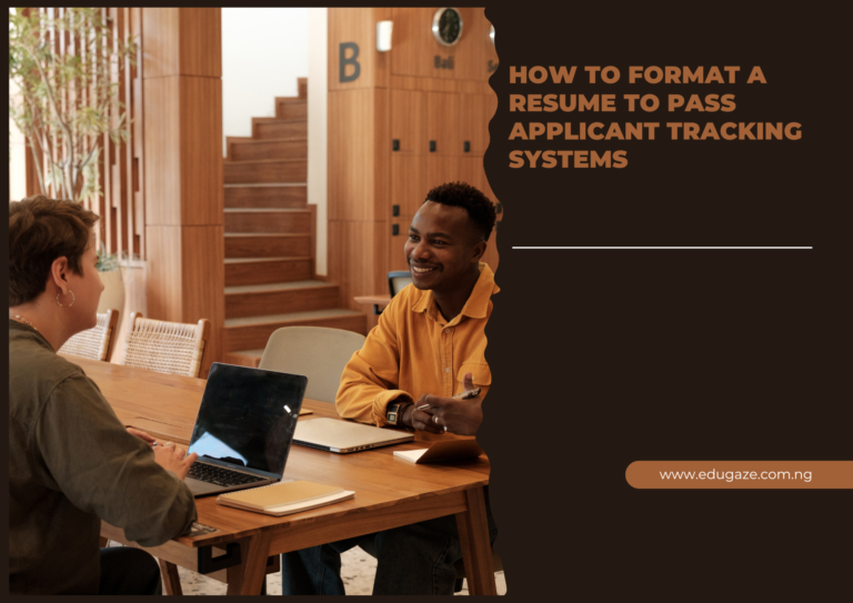 How to Format a Resume to Pass Applicant Tracking Systems
